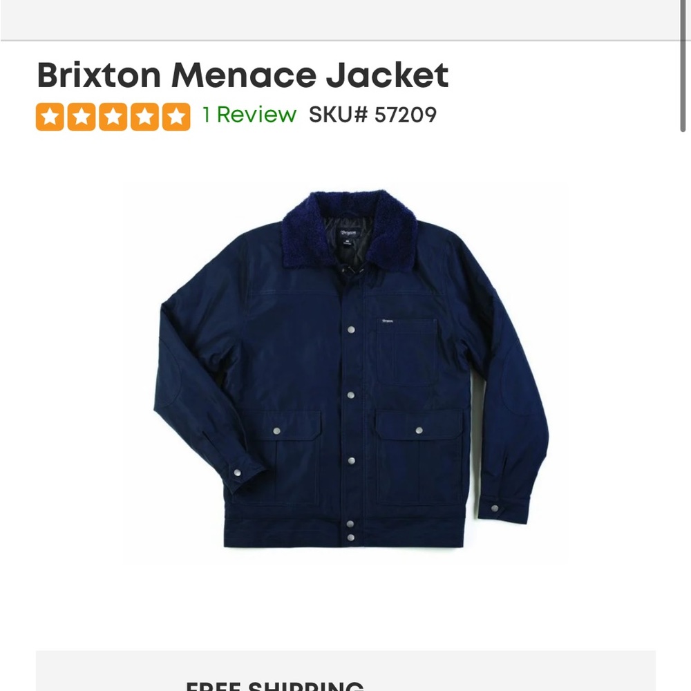 Men’s Brixton Menace Jacket